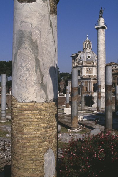 Ansicht der Trajanssäule, 113 n. Chr. von Roman